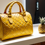 **

"A stylish vegan leather bag made of Piñatex (pineapple leather) on display in a brightly lit boutique. Focus on the texture and detail of the bag, highlighting its resemblance to real leather. In the background, show ethically sourced accessories and a sustainable fashion display."

**